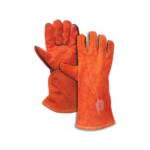 Guante carnaza soldador naranja Steelpro Safety