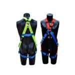 Arnés X cuatro Argollas en Reata Blue & Red