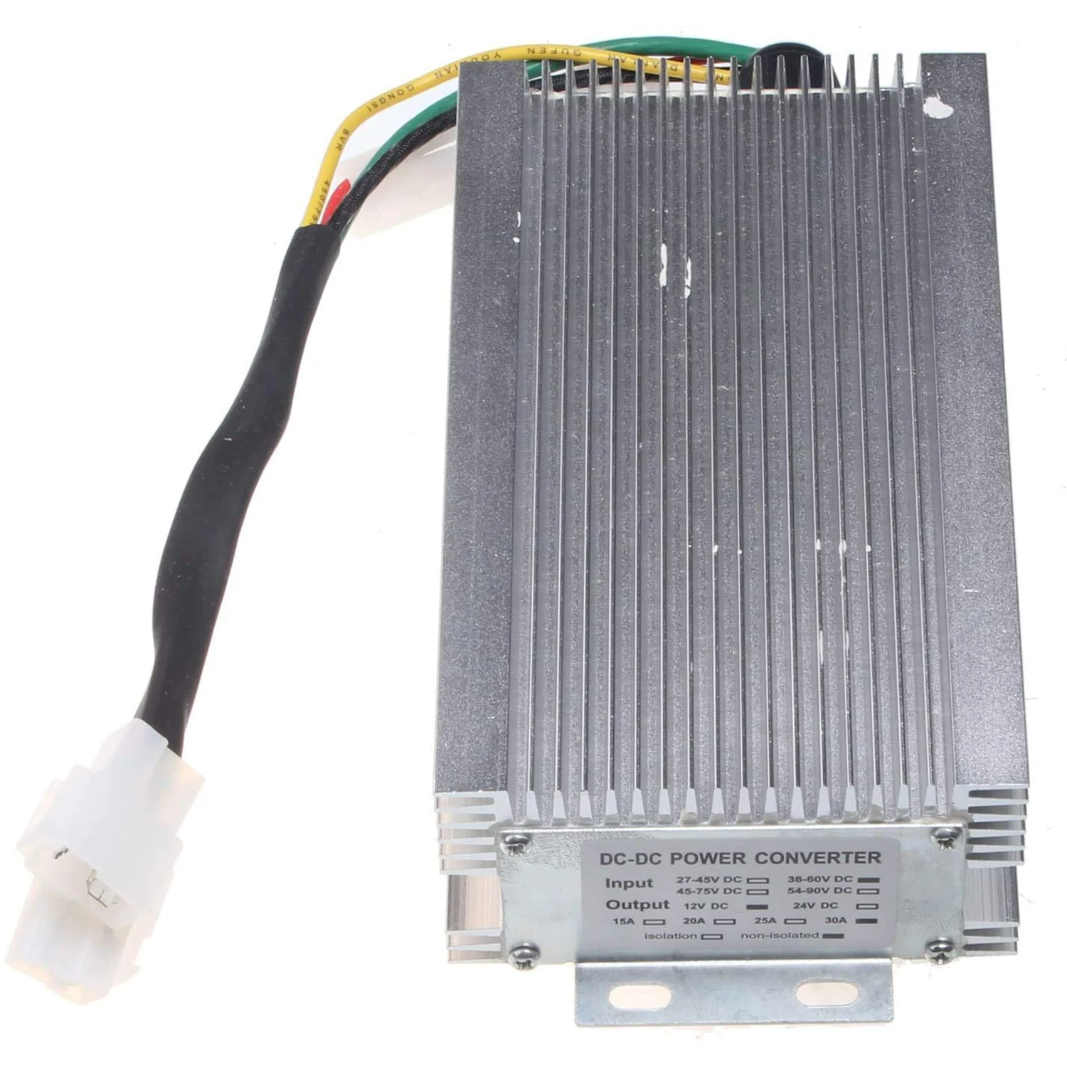 3d4d44304da1759ec64be339fff6a652 Convertidor CC 48V a 12V Reductor reductor 30A 360W 0A~30A para carrito de golf EZ-GO - Imagen 1