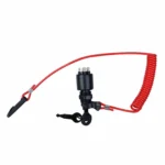 Interruptor de encendido y llaves con cordón de seguridad 175974 para motor fueraborda OMC Johnson Evinrude BRP 40-200HP