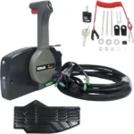 Caja de control remoto de montaje lateral marino de 10 pines para Yamaha 703-48207-22-00 Push