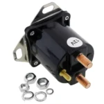 Relé solenoide AR73144 de 12 V y 100 A para John Deere 410, 444, 510, 210, 300D, 310A, 310B, 310C, 310D, 310E, 315C, 315D, 410B, 410C, 410D, 410E, 410G, 415B, 444C, 444D, 500C, 510B, 510C, 510D, 515B, 544B