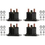 Relé solenoide de 12 voltios 4 piezas 28396 15-487 para cabrestante Warn Heavy Duty M6000 M8000 M8000S XD9000 XD9000i 8000 10000 12000