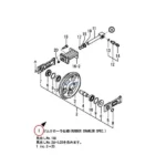 Rueda guía delantera 772456-37120 para excavadora Yanmar VIO20-3