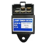 Temporizador de lámpara de bujía incandescente de 12 V 15694-65992 S81NL SN1NL 4 terminales de cableado para motor Kubota V2203