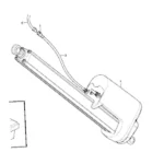 Actuador VOE15141094 15141094 para cargadora de ruedas Volvo L120G L150G L180G L180H L220G L250G L250H